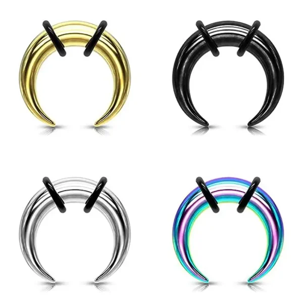 Wholesale 8-14GA Stainless Steel Basic Septum Pincher Nose Ring - Image 7