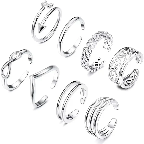 Wholesale Sterling Silver Toe Rings for Women