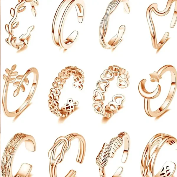 Wholesale Sterling Silver Toe Rings for Women - Image 3