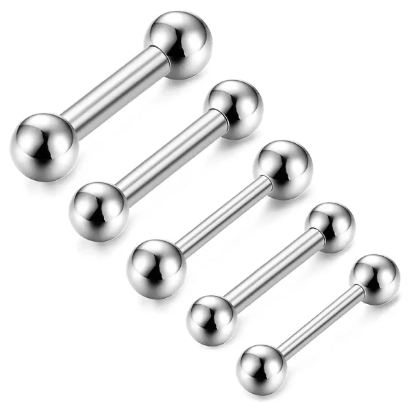 Internally Threaded Stainless Steel Straight Barbell