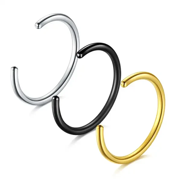 20G - 18G 316L Surgical Steel Nose Ring